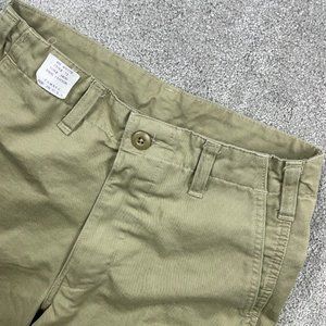 Vintage Gung Ho Khaki Tan Cargo Shorts Men Size XS Made In America USA 8" Inseam